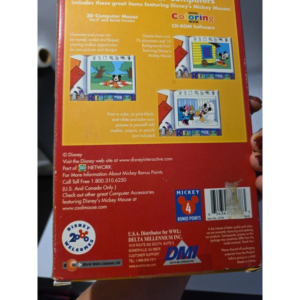Mickey Mouse‎ Cool Stuff For Computers Cool CD and Mouse New